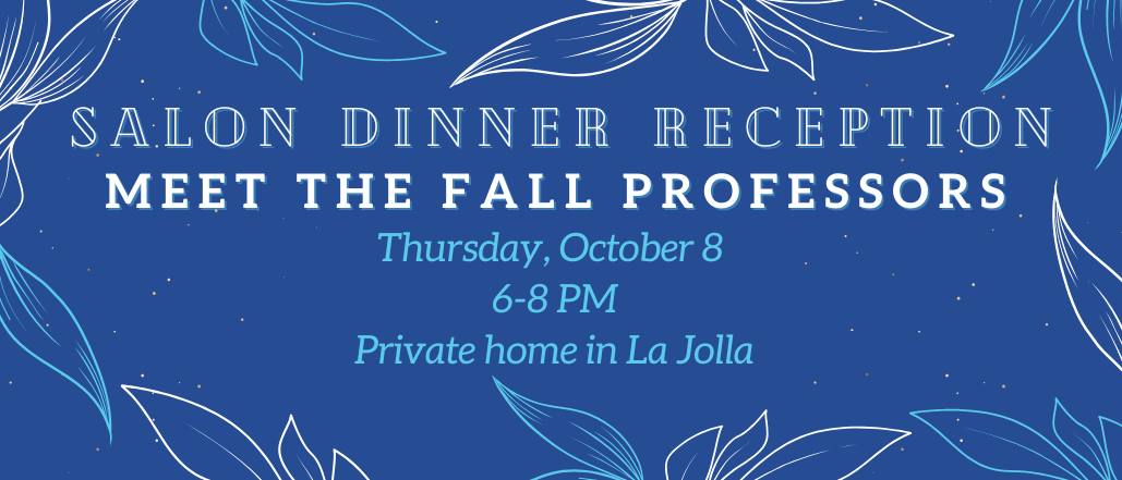 Meet the Fall Professors Oct 8